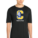 Clearview High School track_field - Black Sport-Tek PosiCharge Competitor Tee. ST350