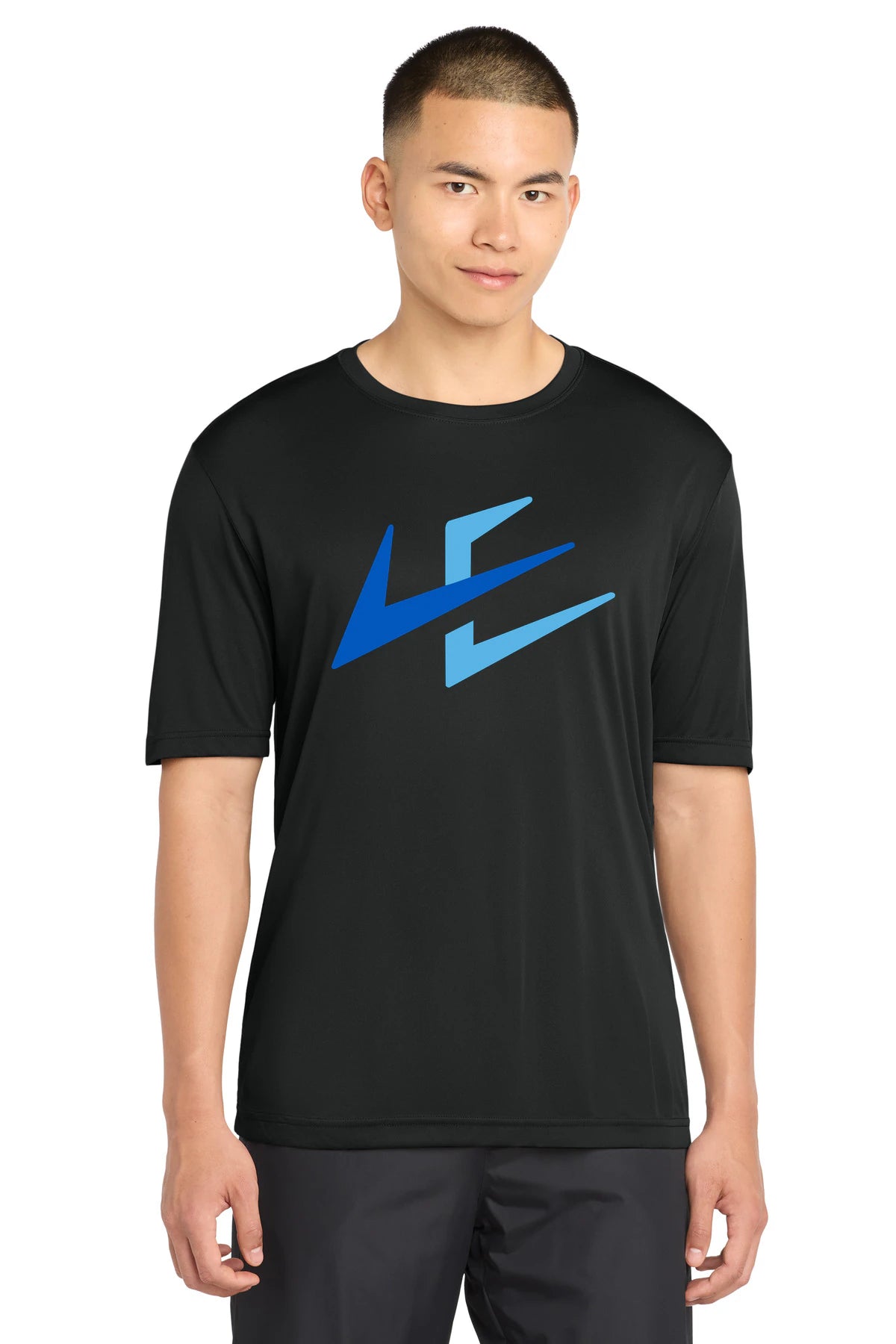 Leading Edge example_store - Black Sport-Tek PosiCharge Competitor Tee. ST350