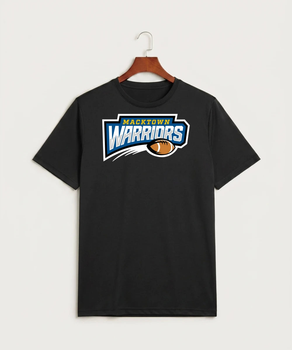 Macktown Warriors Football (Boys) - Black Sport-Tek PosiCharge Competitor Tee. ST350