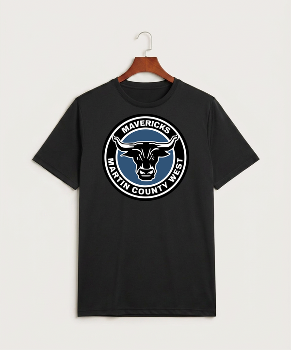 Martin County West High School Football (Boys) - Black Sport-Tek PosiCharge Competitor Tee. ST350