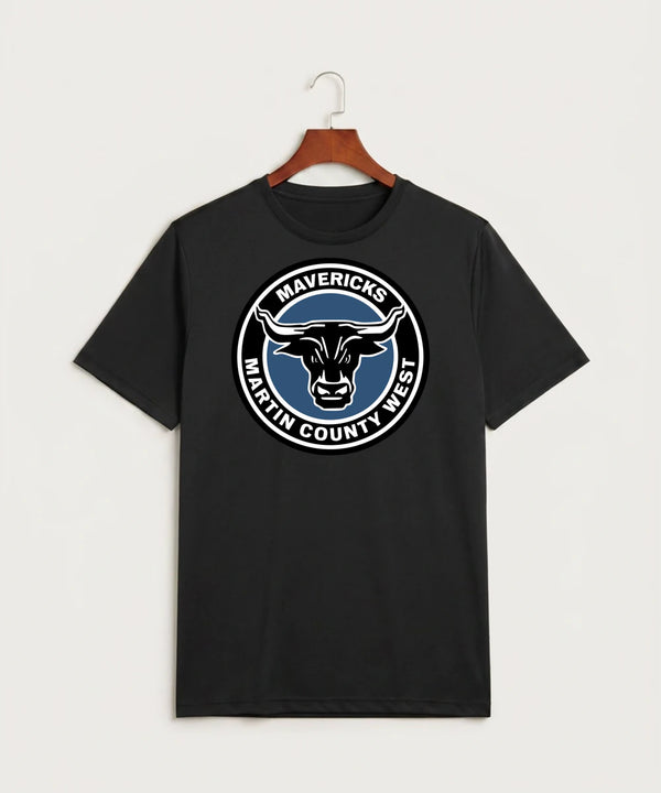 Martin County West High School Football (Boys) - Black Sport-Tek PosiCharge Competitor Tee. ST350