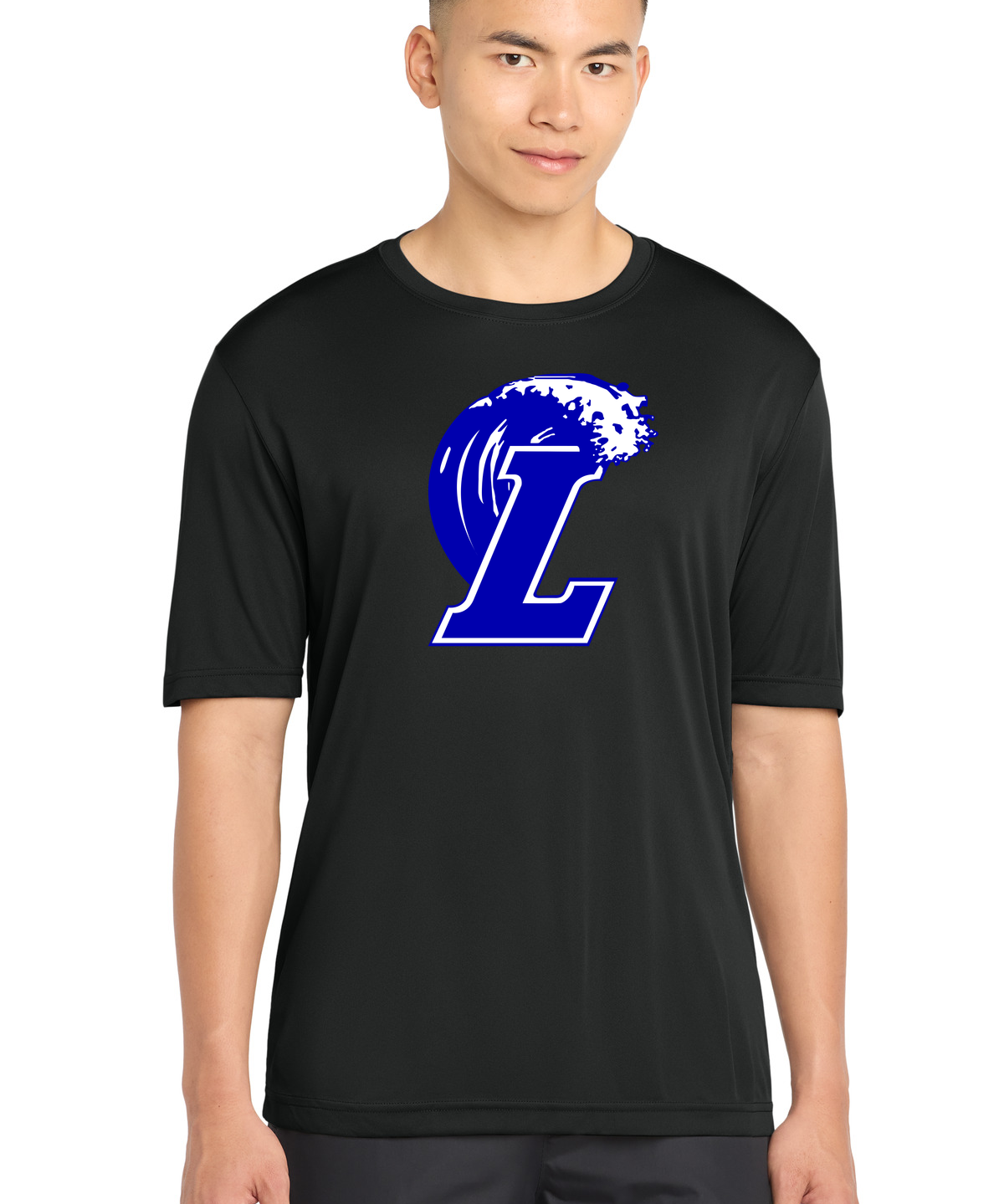 Lakeview Football - Black Sport-Tek PosiCharge Competitor Tee. ST350