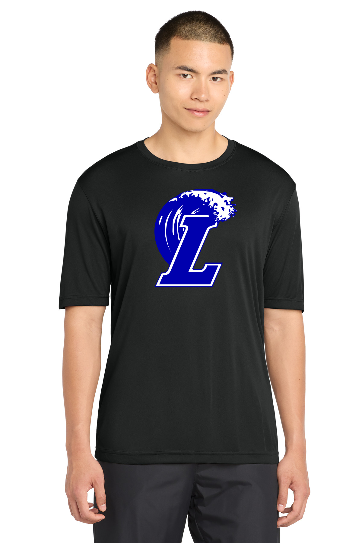 Lakeview Football - Black Sport-Tek PosiCharge Competitor Tee. ST350