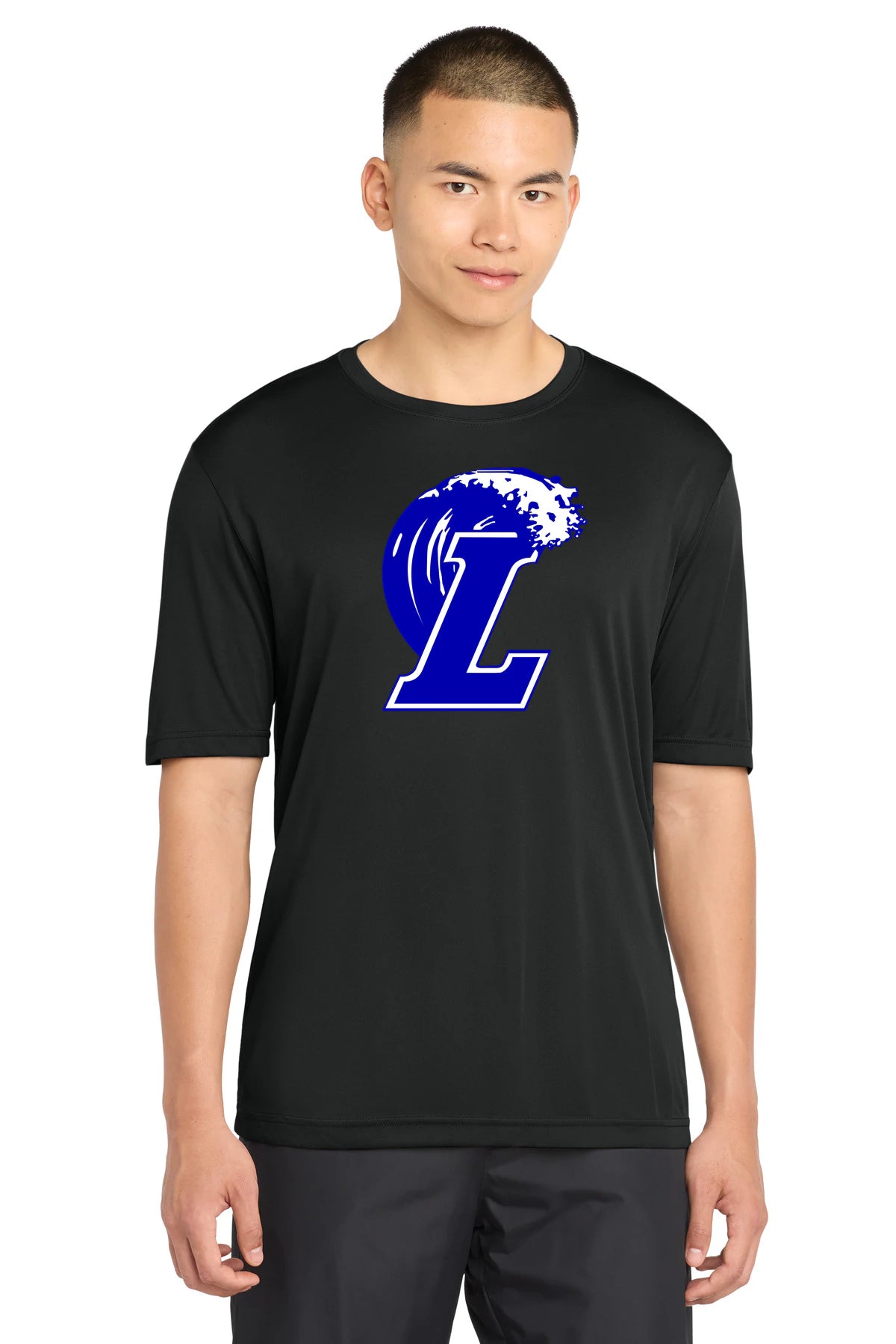 Lakeview Football - Black Sport-Tek PosiCharge Competitor Tee. ST350