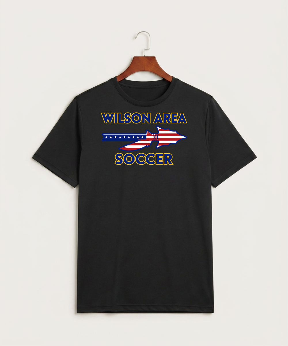 Wilson Area School Soccer Soccer - Black Sport-Tek PosiCharge Competitor Tee. ST350