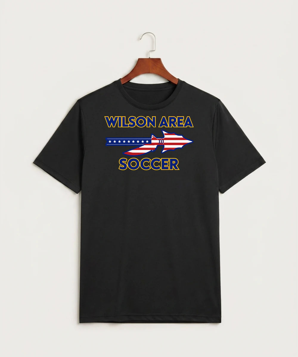 Wilson Area School Soccer Soccer - Black Sport-Tek PosiCharge Competitor Tee. ST350