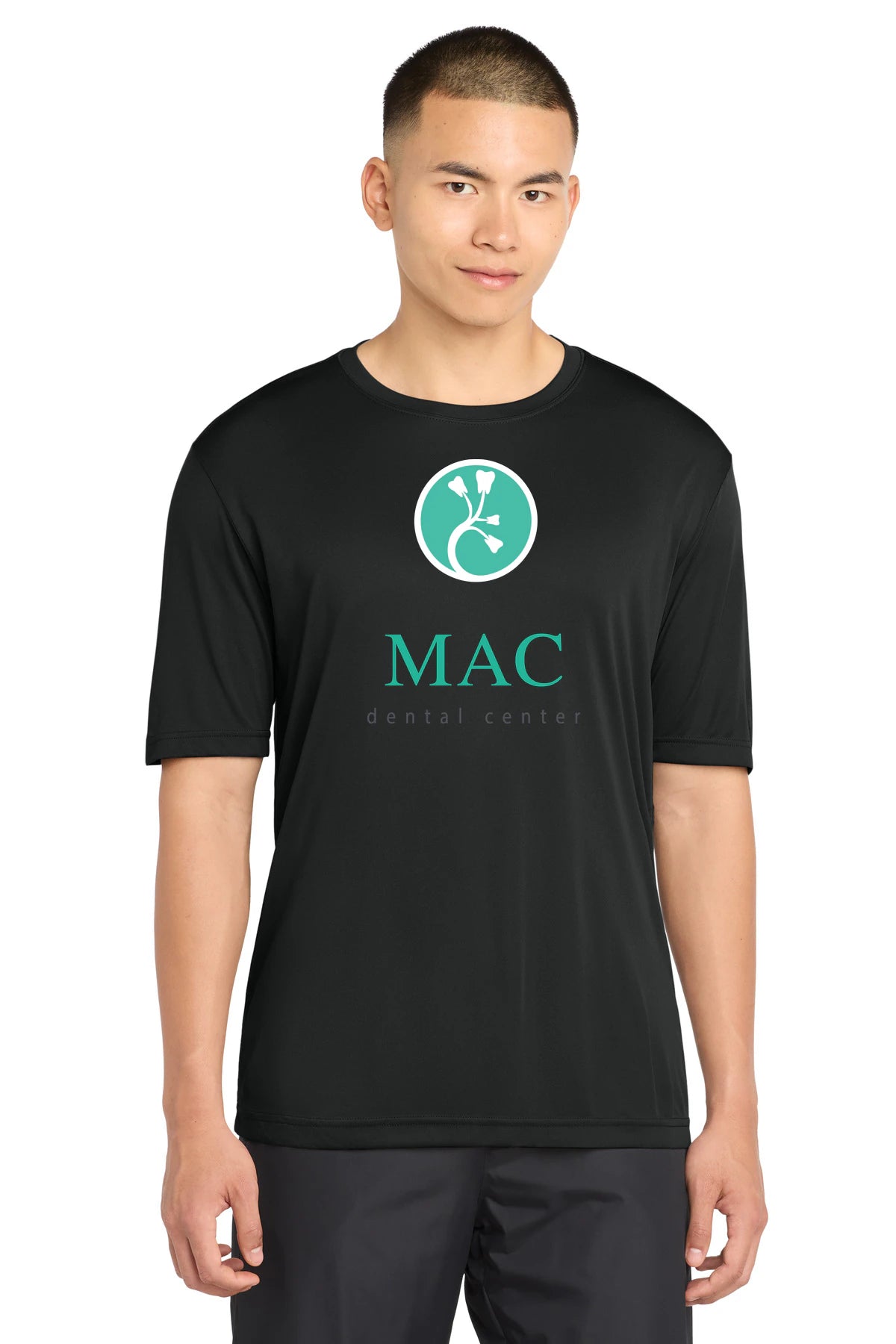 Mac Dental Football - Black Sport-Tek PosiCharge Competitor Tee. ST350