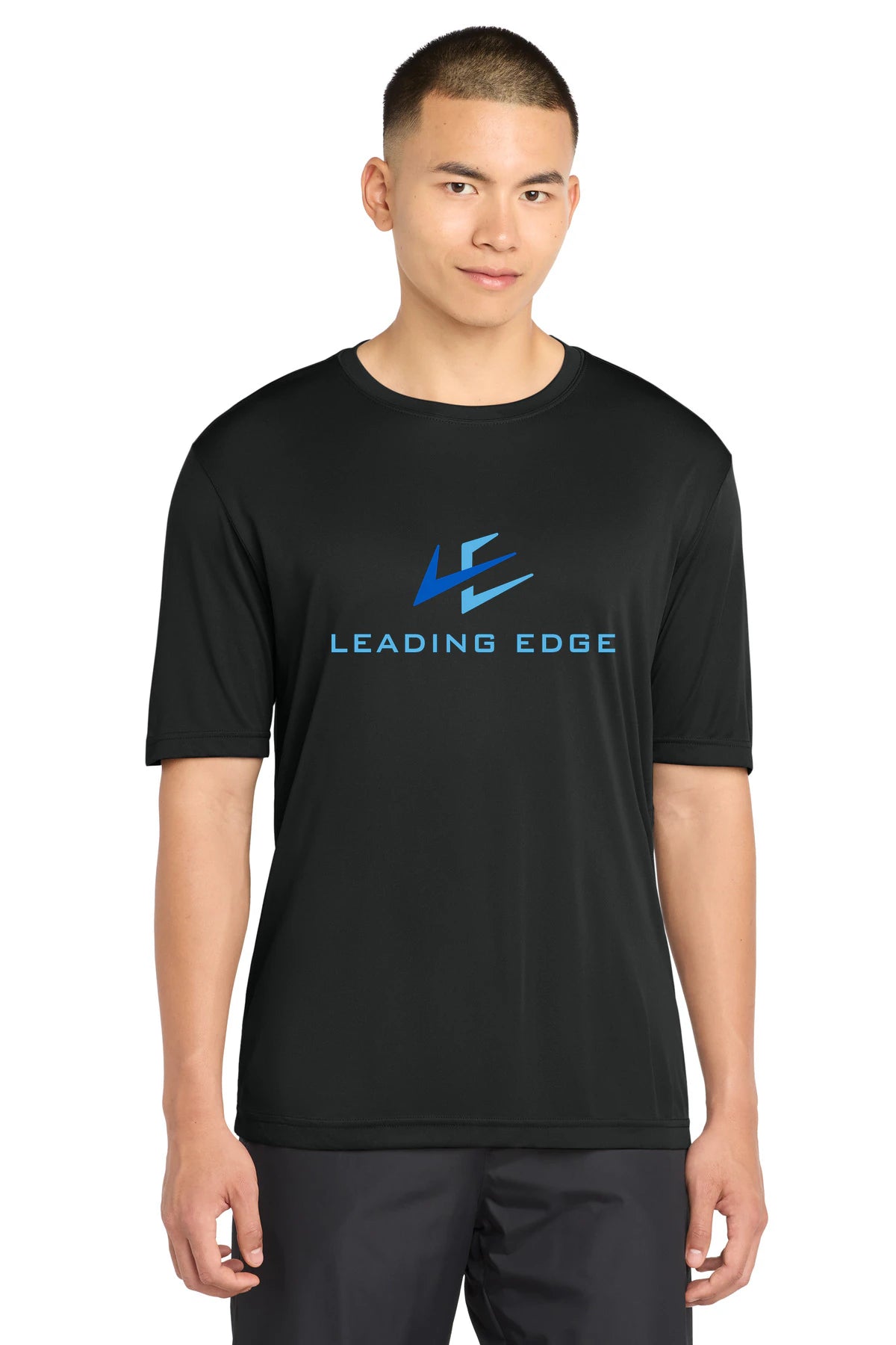 Leading Edge example_store - Black Sport-Tek PosiCharge Competitor Tee. ST350