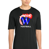 Waupaca High School Football - Black Sport-Tek PosiCharge Competitor Tee. ST350