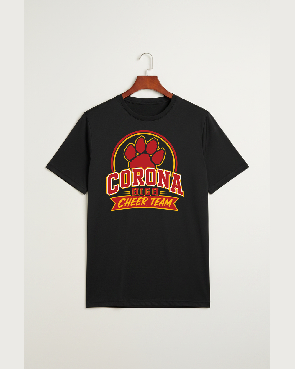 Corona Senior High School Cheer - Black Sport-Tek PosiCharge Competitor Tee. ST350