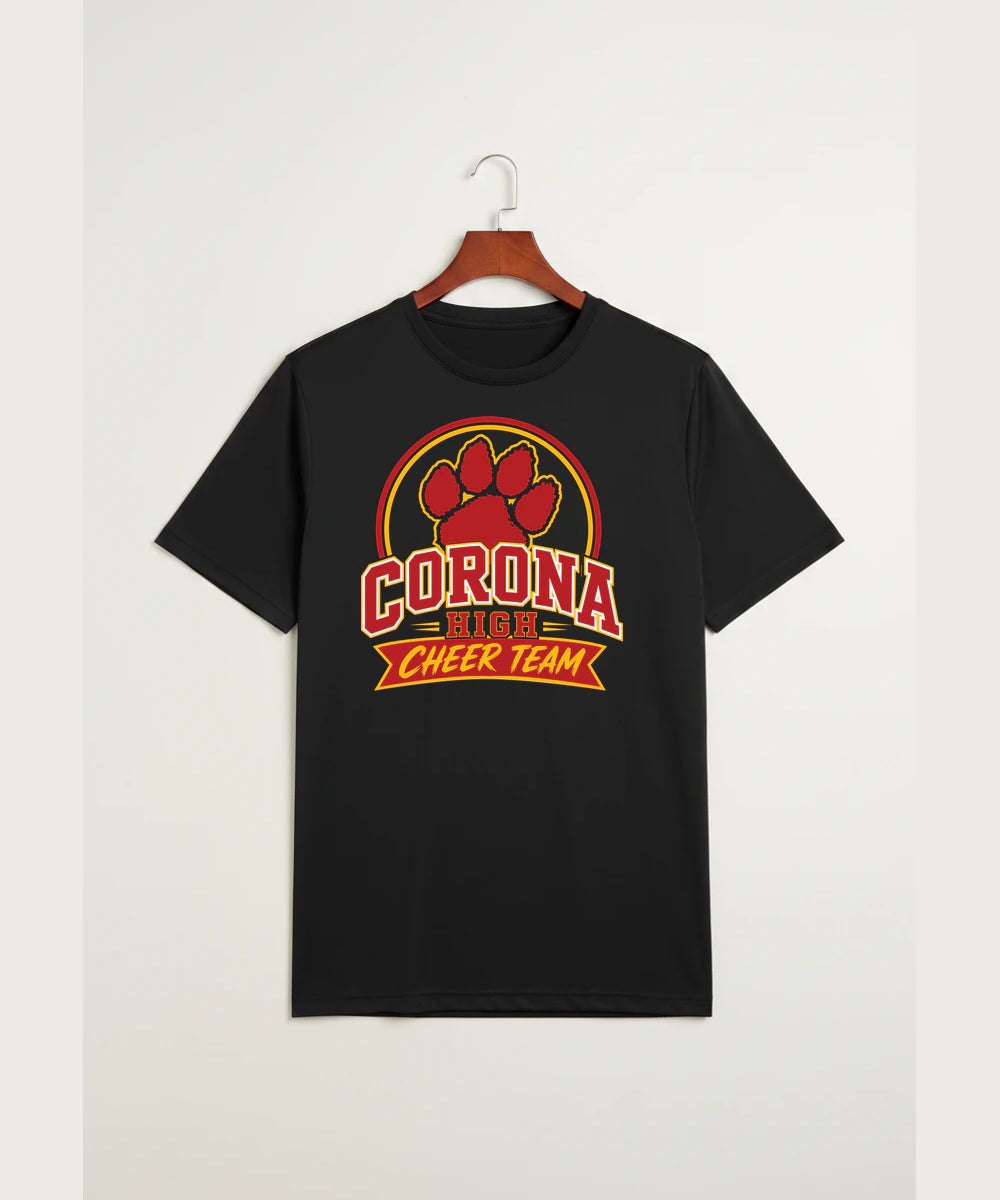 Corona Senior High School Cheer - Black Sport-Tek PosiCharge Competitor Tee. ST350