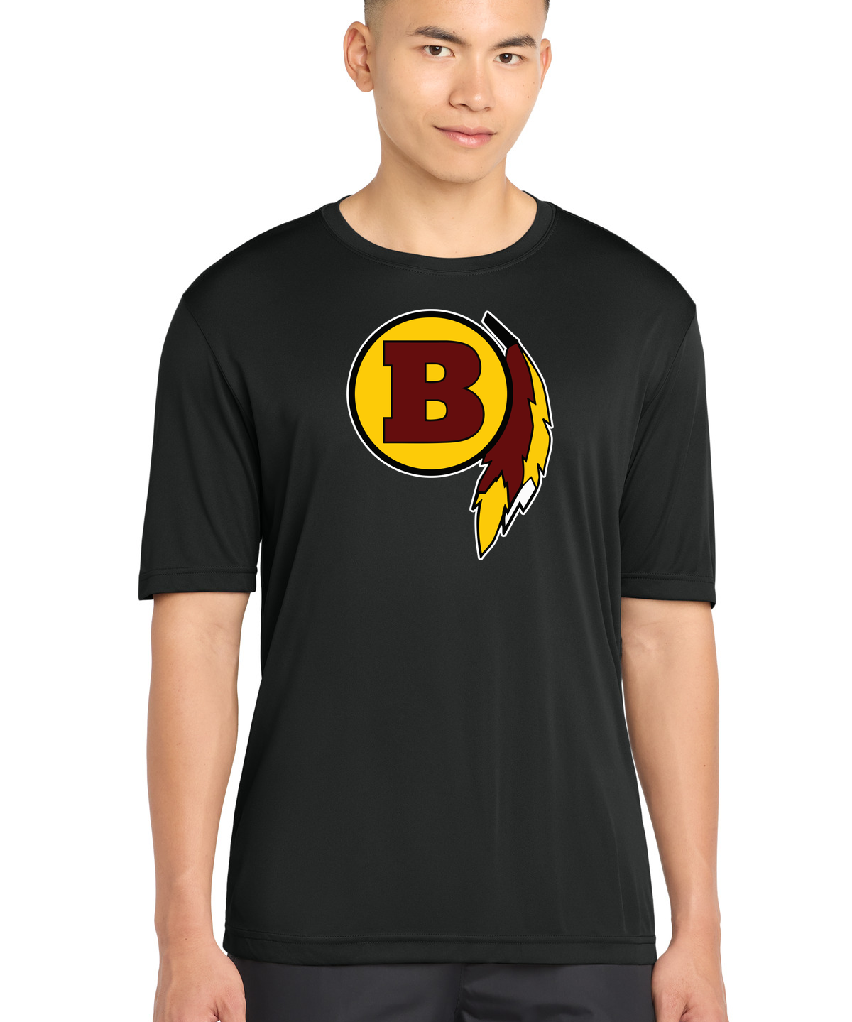Benson Football - Black Sport-Tek PosiCharge Competitor Tee. ST350