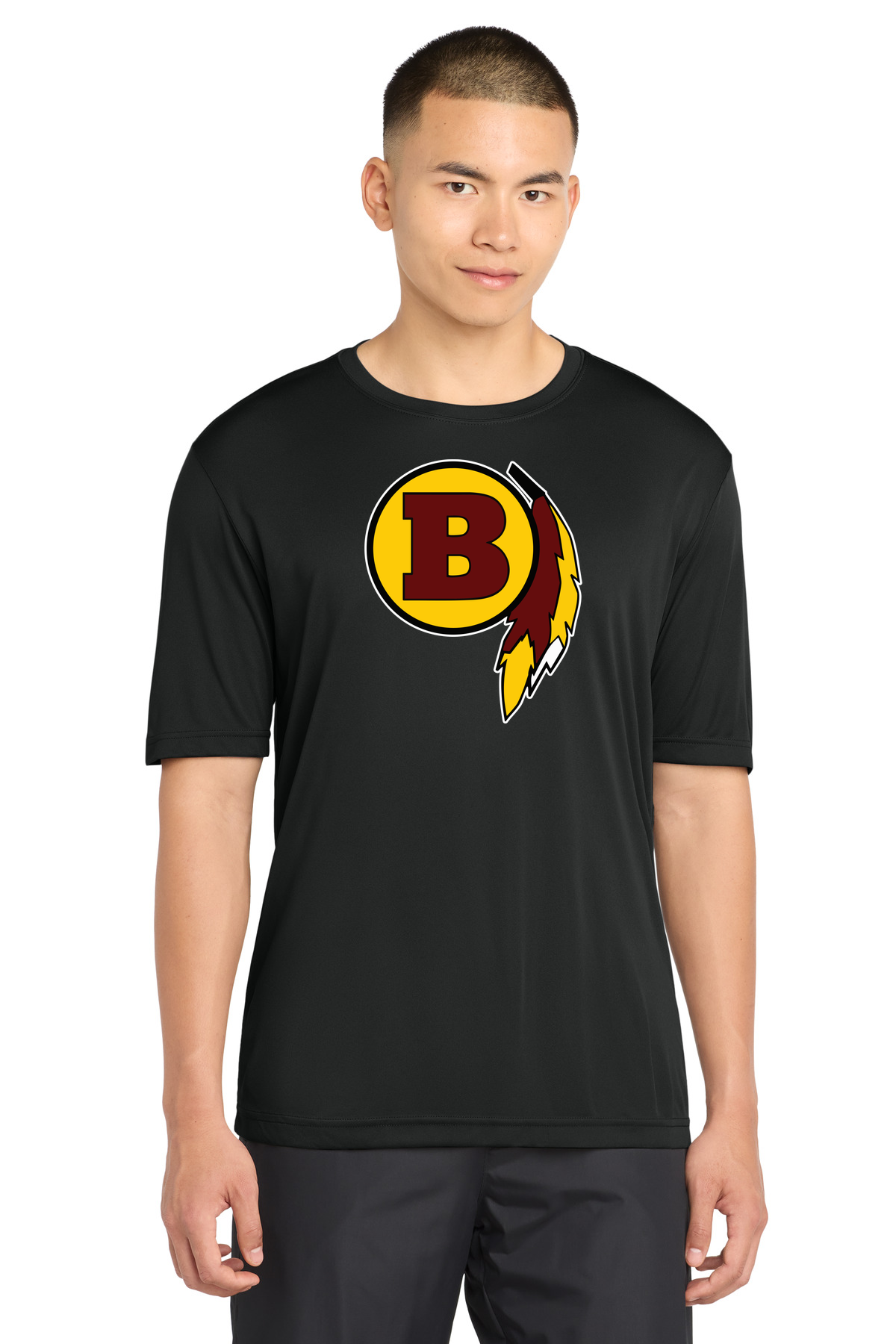 Benson Football - Black Sport-Tek PosiCharge Competitor Tee. ST350