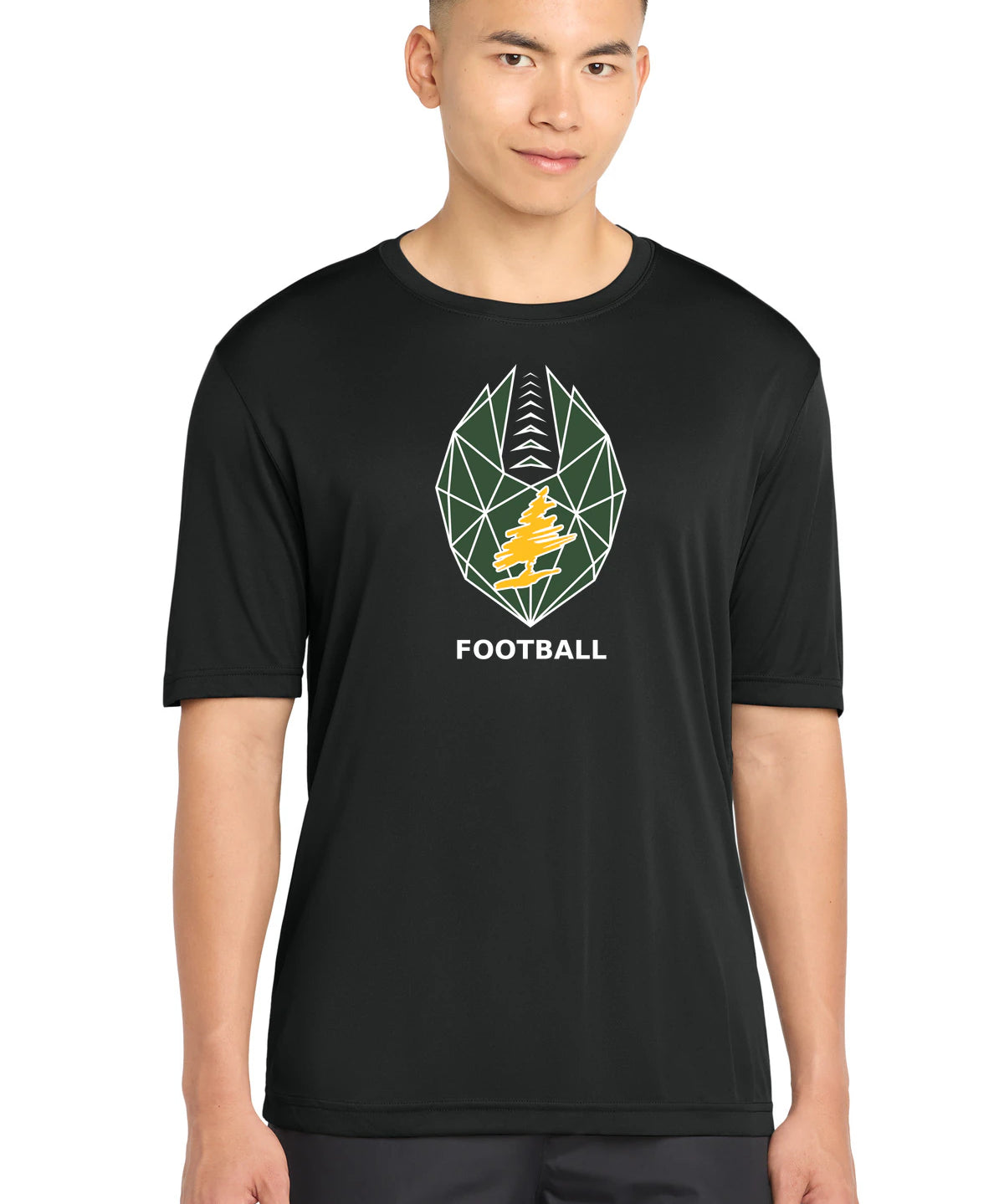 DC Everest Middle School Football — example store - Black Sport-Tek PosiCharge Competitor Tee. ST350