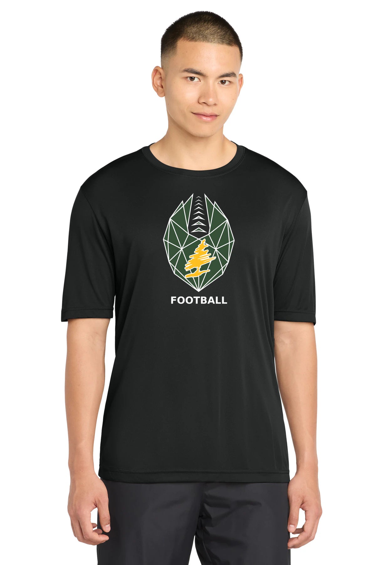 DC Everest Middle School Football — example store - Black Sport-Tek PosiCharge Competitor Tee. ST350