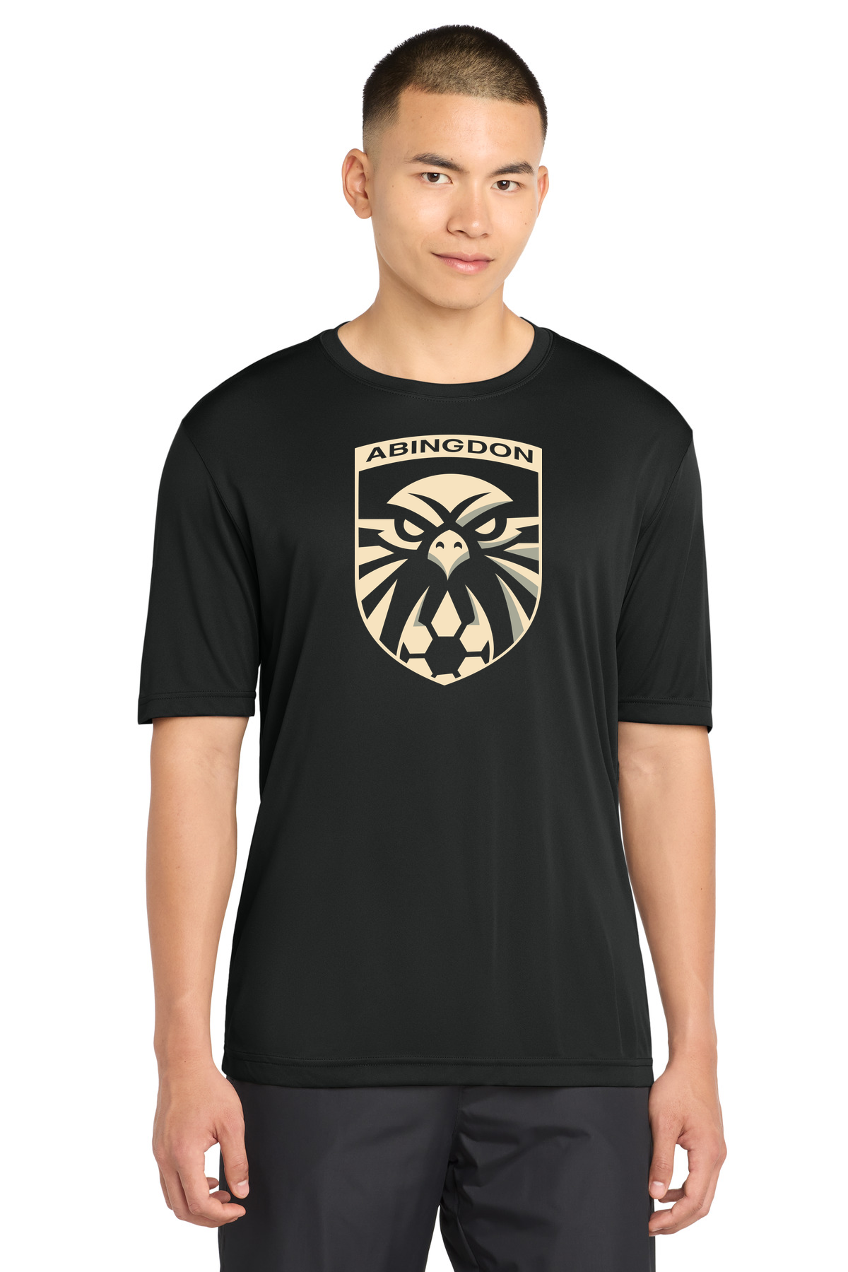 Abingdon High School soccer_boys - Black Sport-Tek PosiCharge Competitor Tee. ST350