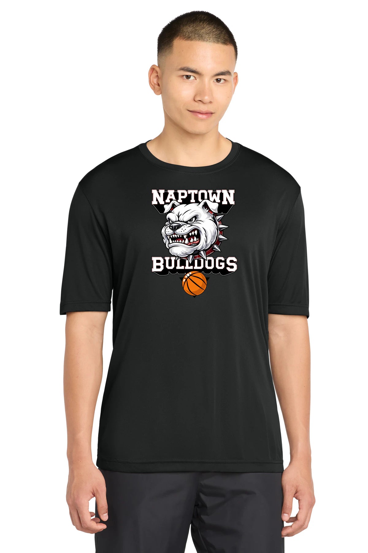 Naptown basketball_boys - Black Sport-Tek PosiCharge Competitor Tee. ST350