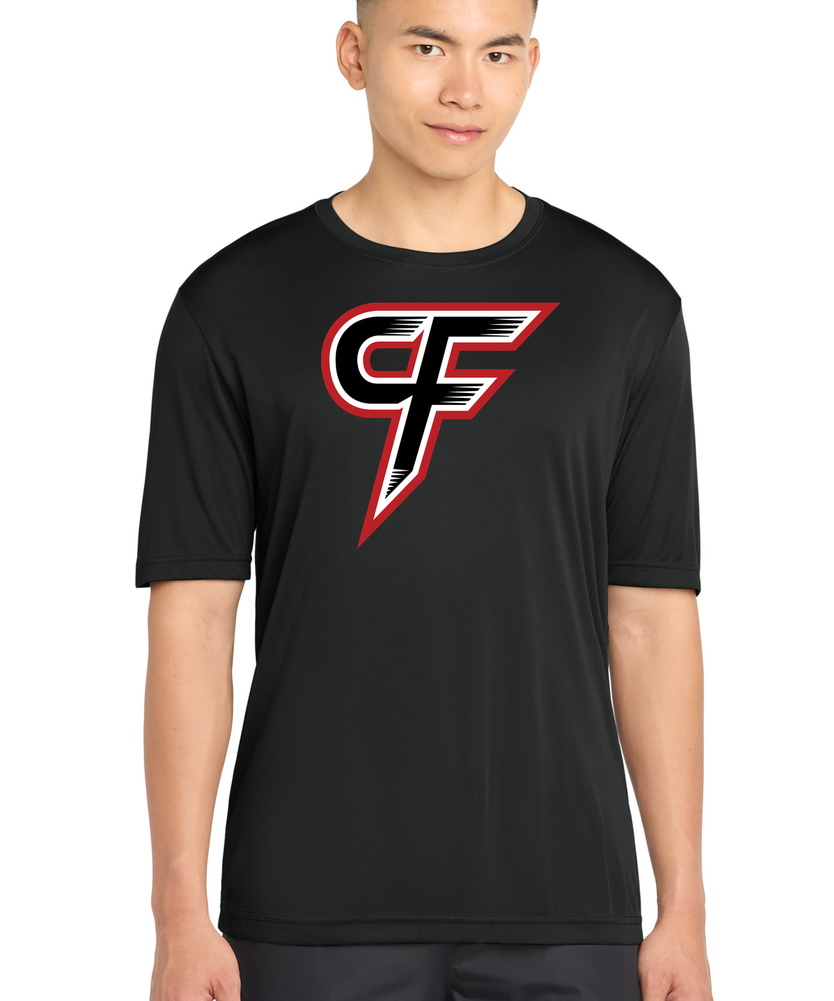 Cannon Falls Volleyball - Black Sport-Tek PosiCharge Competitor Tee. ST350