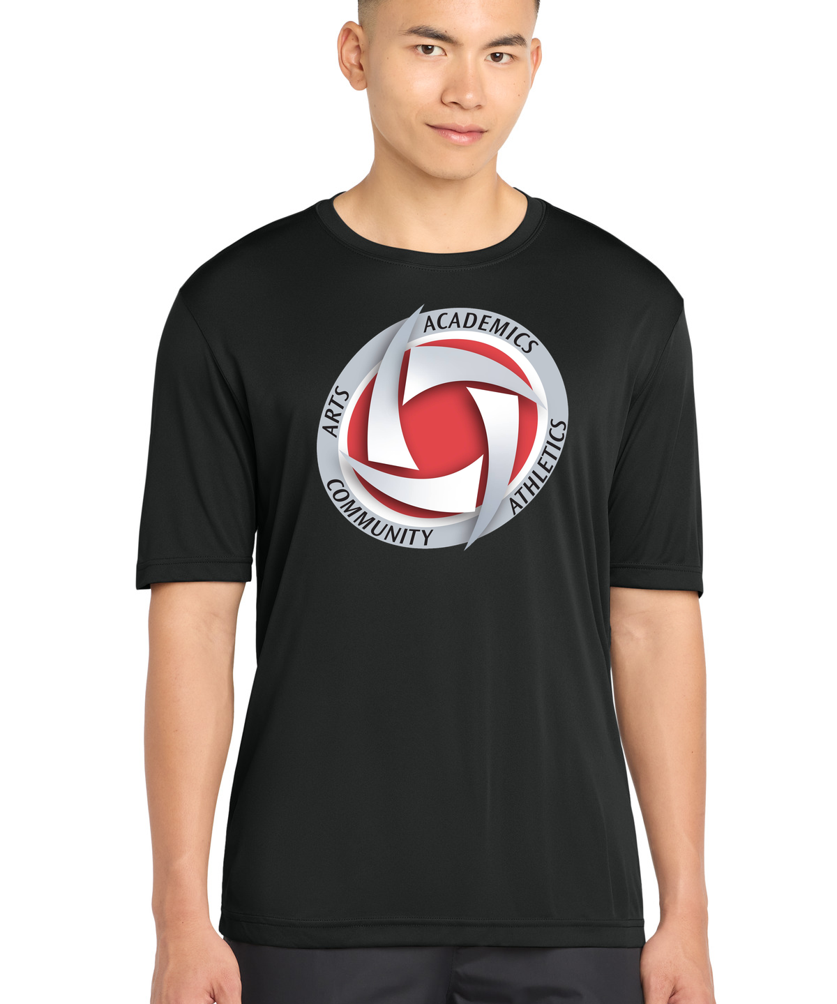 Houston Volleyball - Black Sport-Tek PosiCharge Competitor Tee. ST350