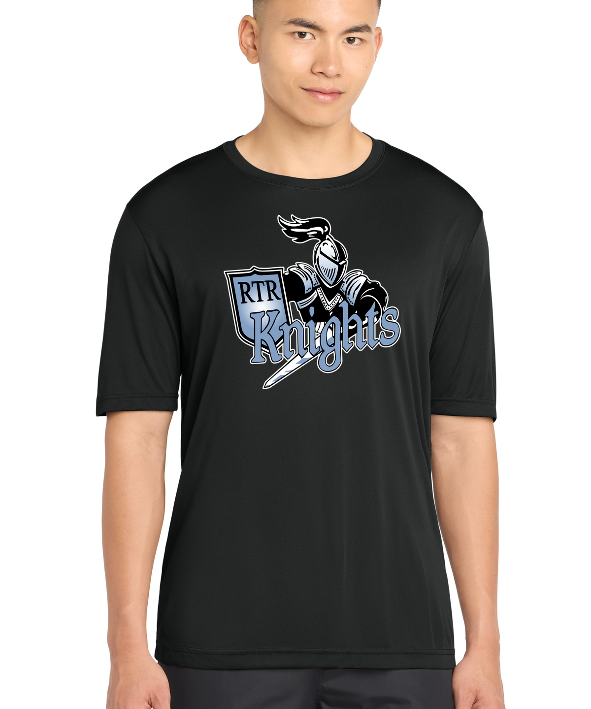 Russell-Tyler-Ruthton Football - Black Sport-Tek PosiCharge Competitor Tee. ST350