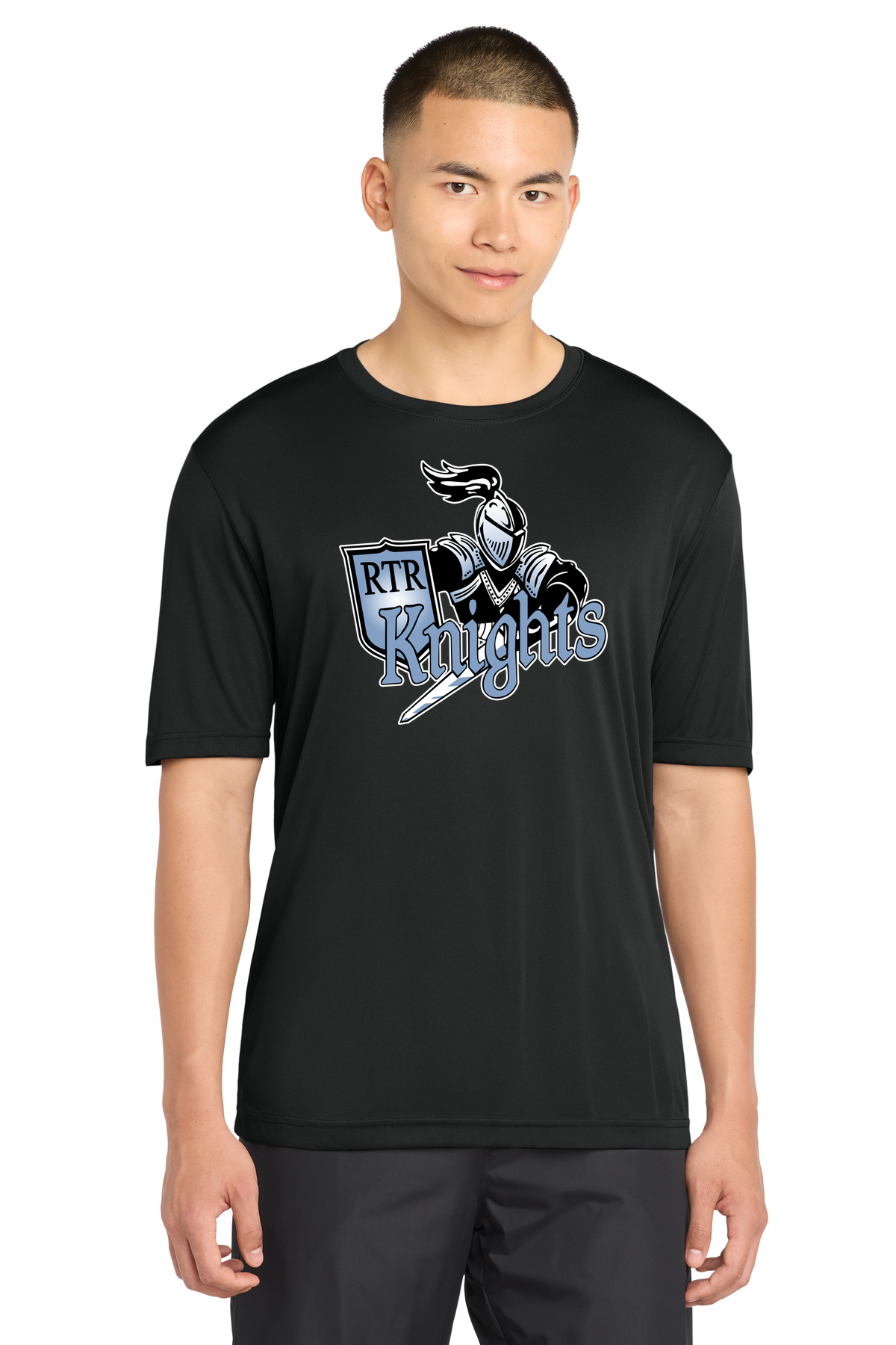 Russell-Tyler-Ruthton Football - Black Sport-Tek PosiCharge Competitor Tee. ST350