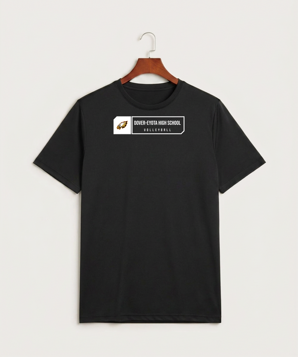 Dover-Eyota High School Volleyball (Girls) - Black Sport-Tek PosiCharge Competitor Tee. ST350