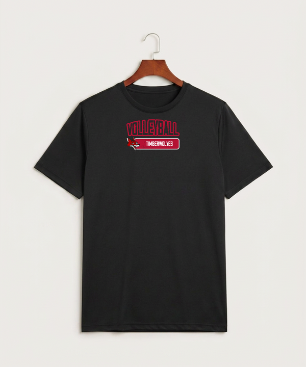 Ely Memorial High School Volleyball (Girls) - Black Sport-Tek PosiCharge Competitor Tee. ST350