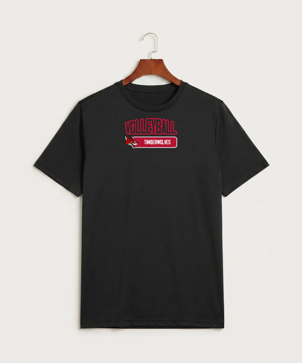 Ely Memorial High School Volleyball (Girls) - Black Sport-Tek PosiCharge Competitor Tee. ST350