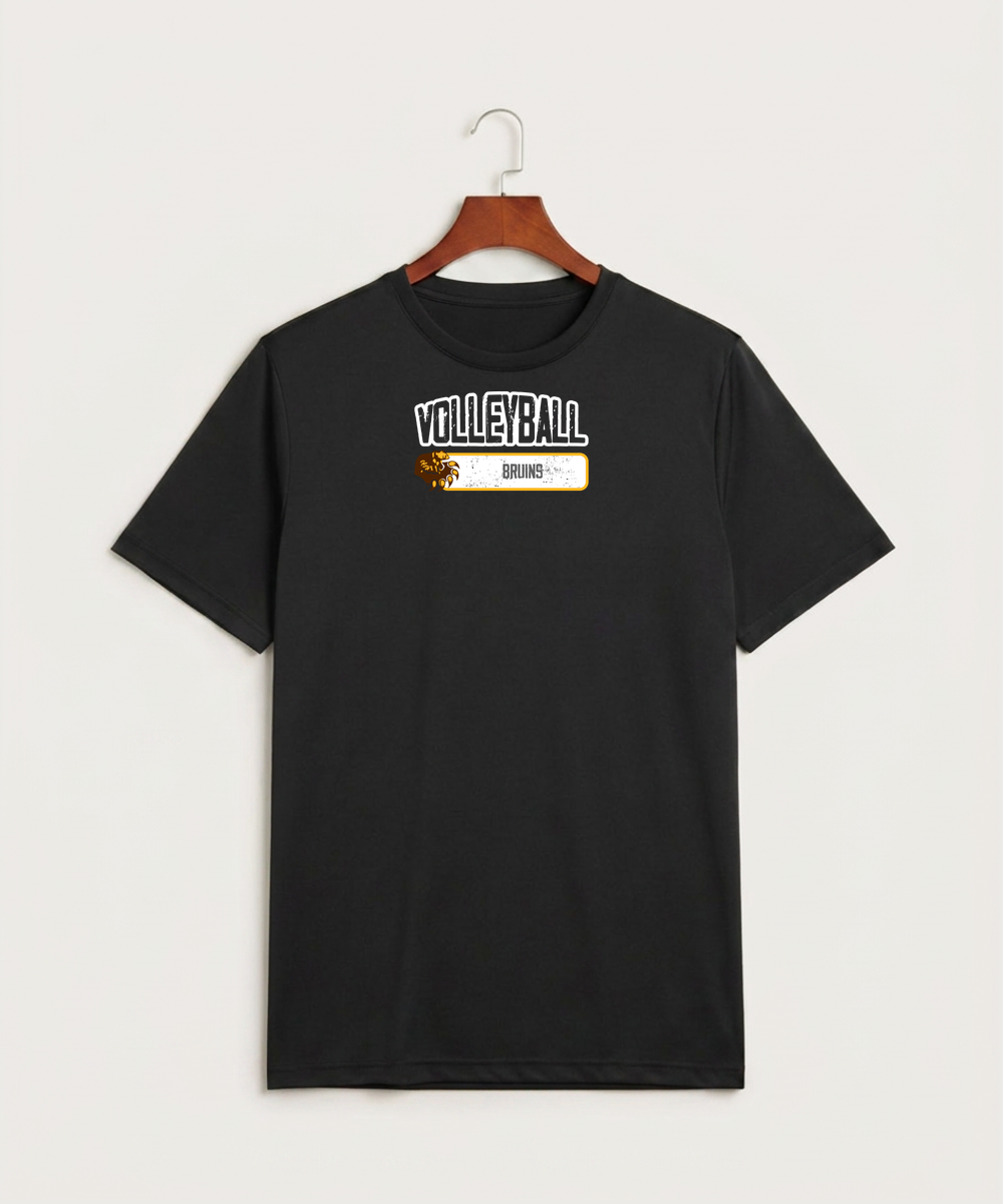 Fargo South High School Volleyball (Girls) - Black Sport-Tek PosiCharge Competitor Tee. ST350