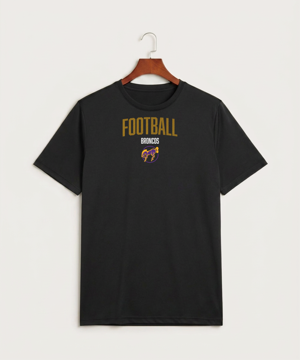 International Falls High School Football (Boys) - Black Sport-Tek PosiCharge Competitor Tee. ST350