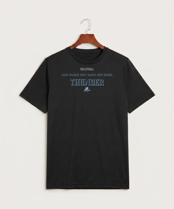 Long Prairie Grey Eagle High School Volleyball (Girls) - Black Sport-Tek PosiCharge Competitor Tee. ST350