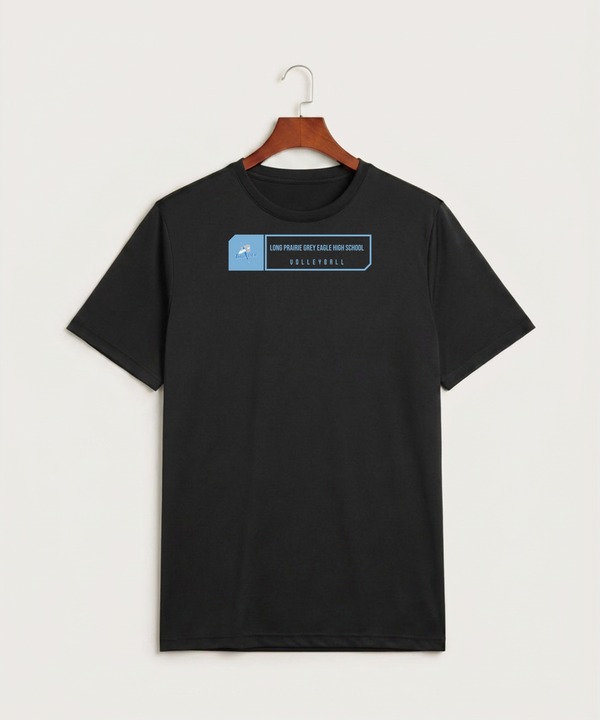 Long Prairie Grey Eagle High School Volleyball (Girls) - Black Sport-Tek PosiCharge Competitor Tee. ST350