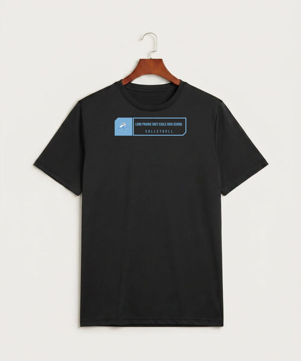 Long Prairie Grey Eagle High School Volleyball (Girls) - Black Sport-Tek PosiCharge Competitor Tee. ST350