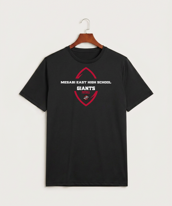 Mesabi East High School Football (Boys) - Black Sport-Tek PosiCharge Competitor Tee. ST350
