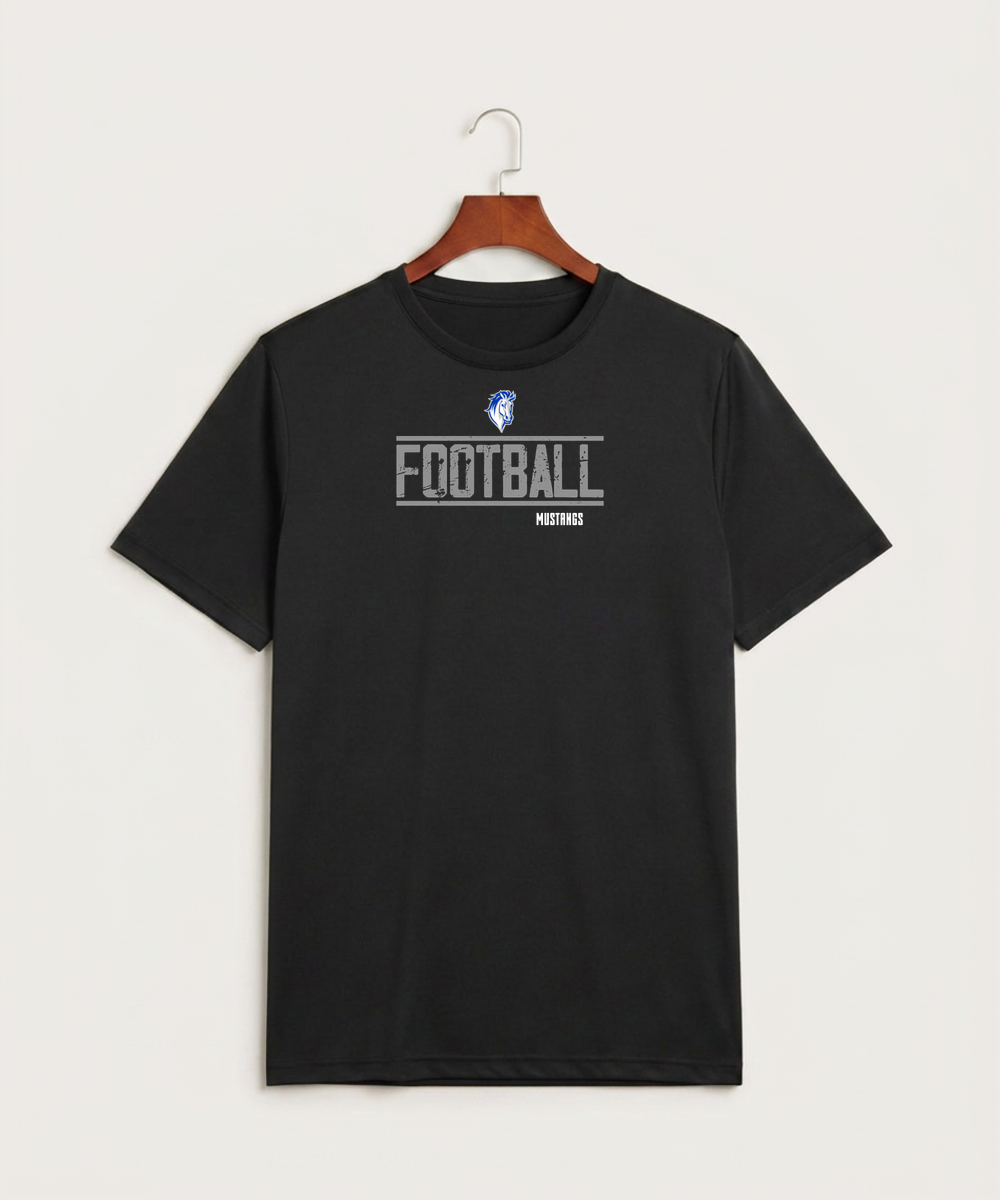 Mora High School Football (Boys) - Black Sport-Tek PosiCharge Competitor Tee. ST350