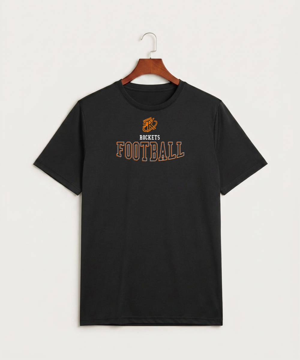 Underwood High School Football (Boys) - Black Sport-Tek PosiCharge Competitor Tee. ST350