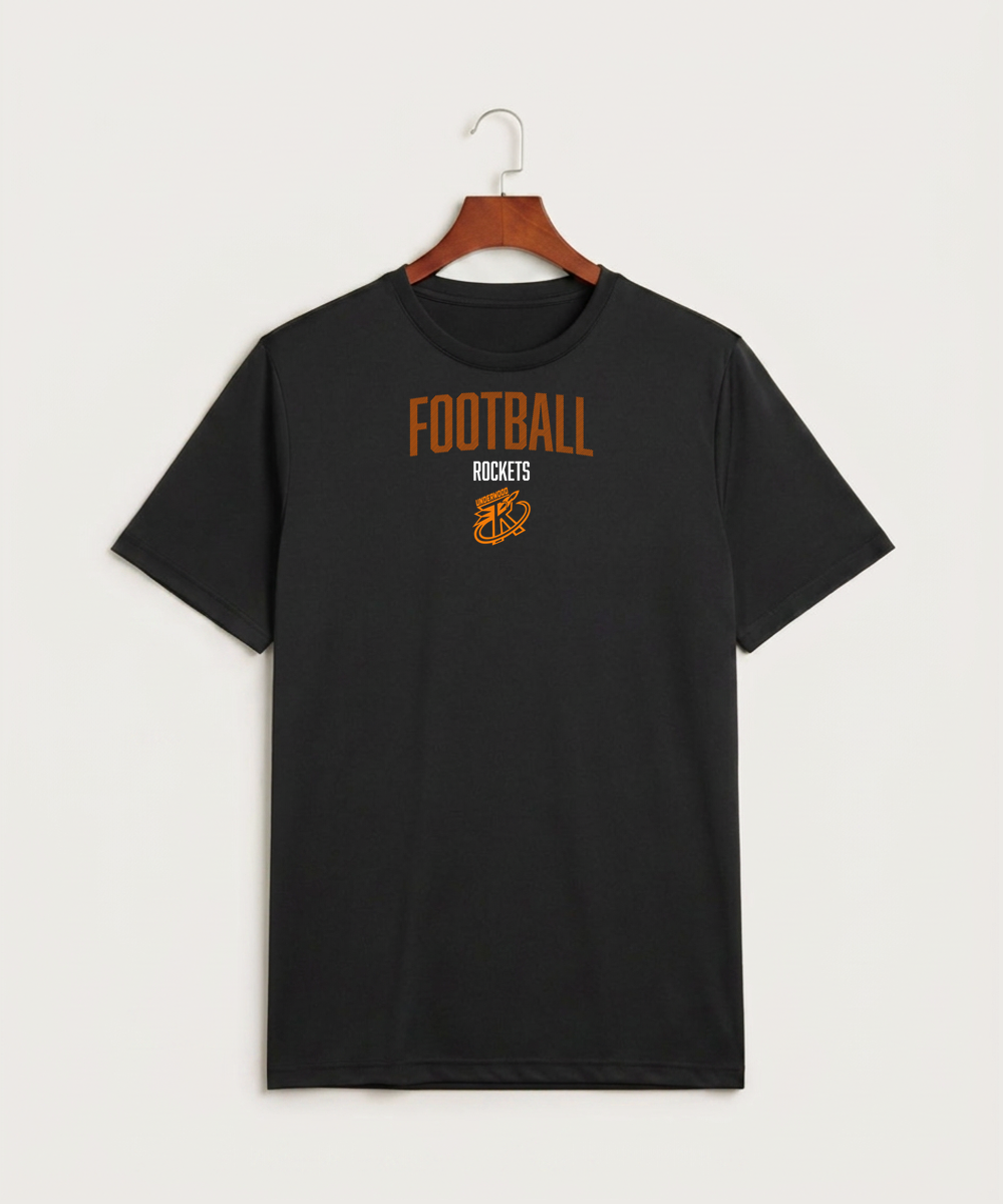 Underwood High School Football (Boys) - Black Sport-Tek PosiCharge Competitor Tee. ST350