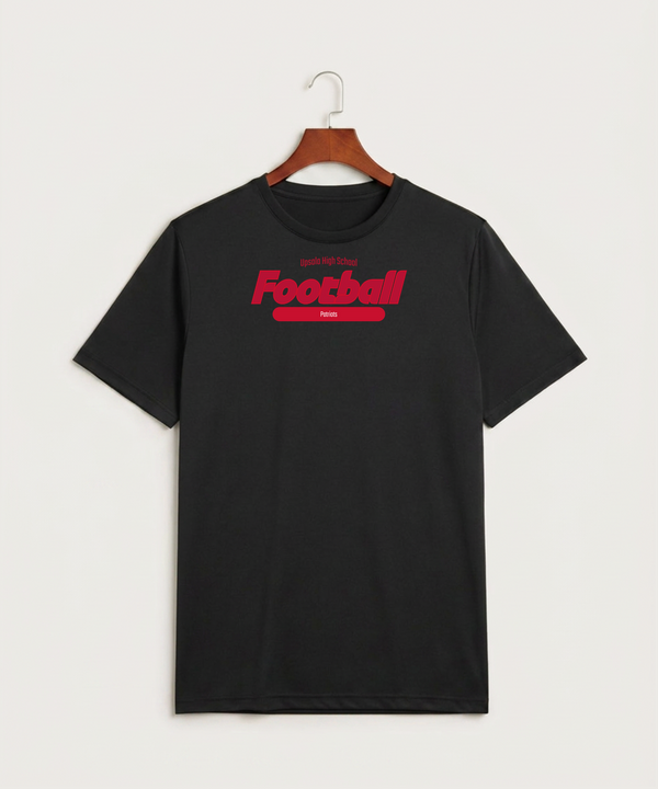 Upsala High School Football (Boys) - Black Sport-Tek PosiCharge Competitor Tee. ST350