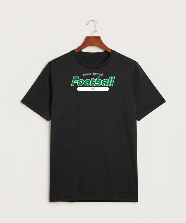 Verndale High School Football (Boys) - Black Sport-Tek PosiCharge Competitor Tee. ST350