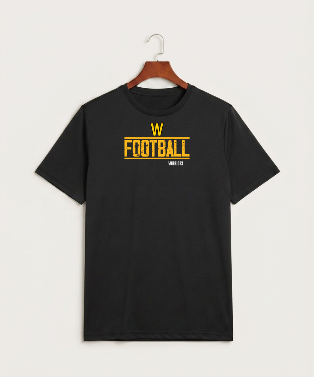 Warroad High School Football (Boys) - Black Sport-Tek PosiCharge Competitor Tee. ST350