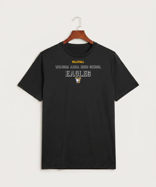 Windom Area High School Volleyball (Girls) - Black Sport-Tek PosiCharge Competitor Tee. ST350