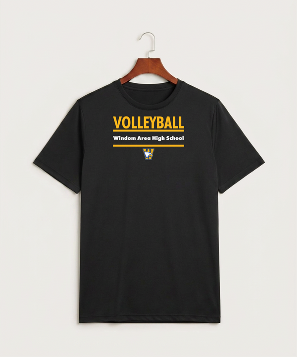Windom Area High School Volleyball (Girls) - Black Sport-Tek PosiCharge Competitor Tee. ST350