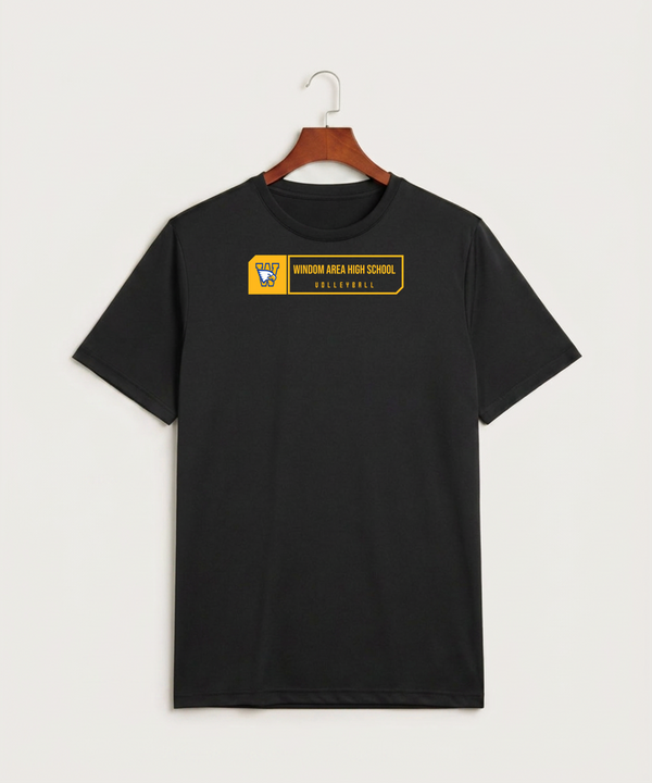 Windom Area High School Volleyball (Girls) - Black Sport-Tek PosiCharge Competitor Tee. ST350
