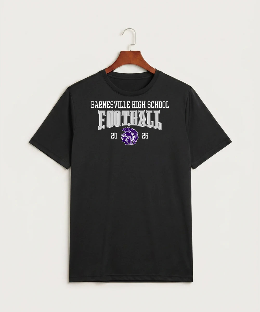 Barnesville High School Football (Boys) - Black Sport-Tek PosiCharge Competitor Tee. ST350