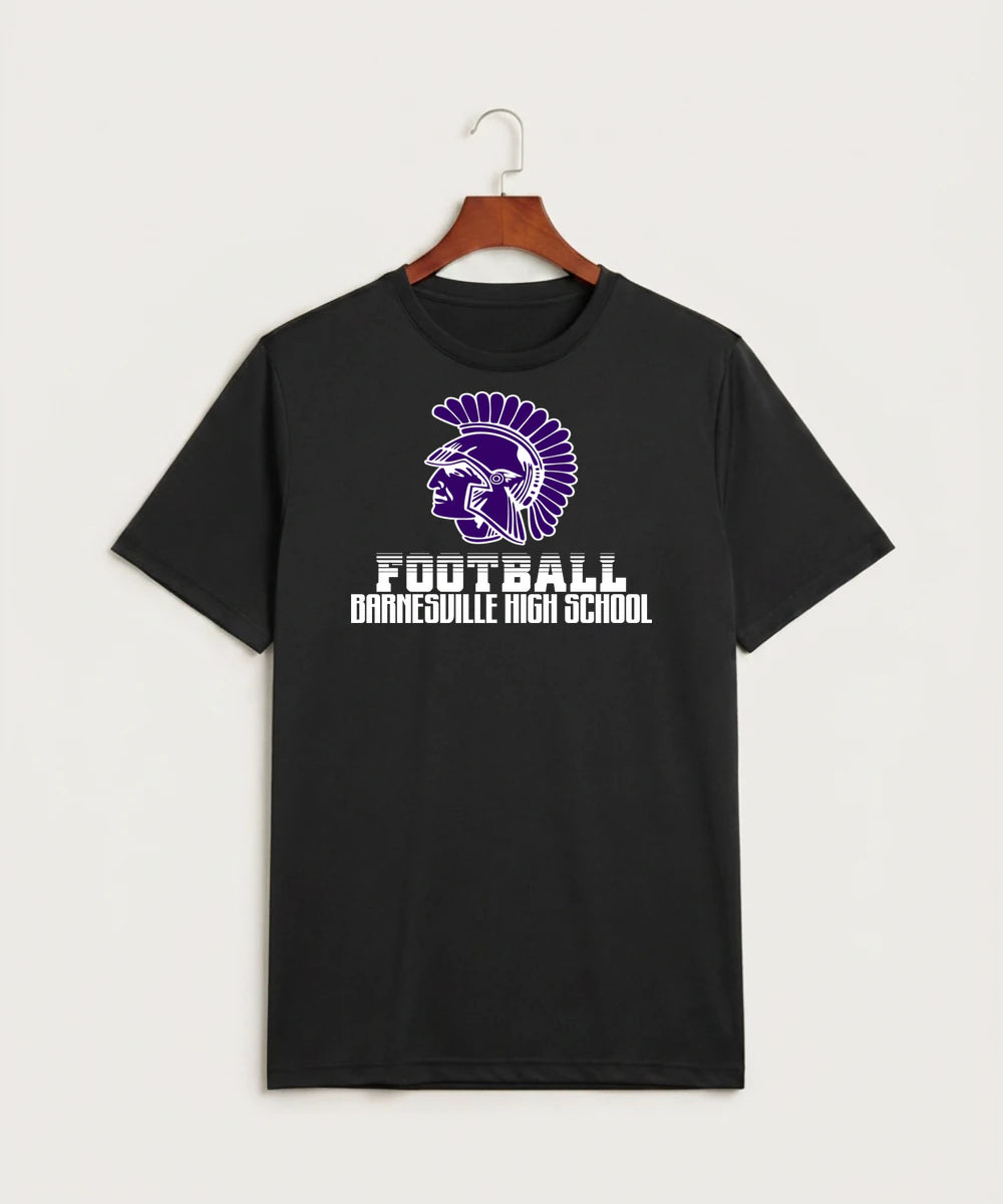 Barnesville High School Football (Boys) - Black Sport-Tek PosiCharge Competitor Tee. ST350