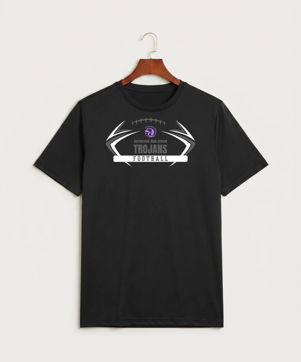 Barnesville High School Football (Boys) - Black Sport-Tek PosiCharge Competitor Tee. ST350