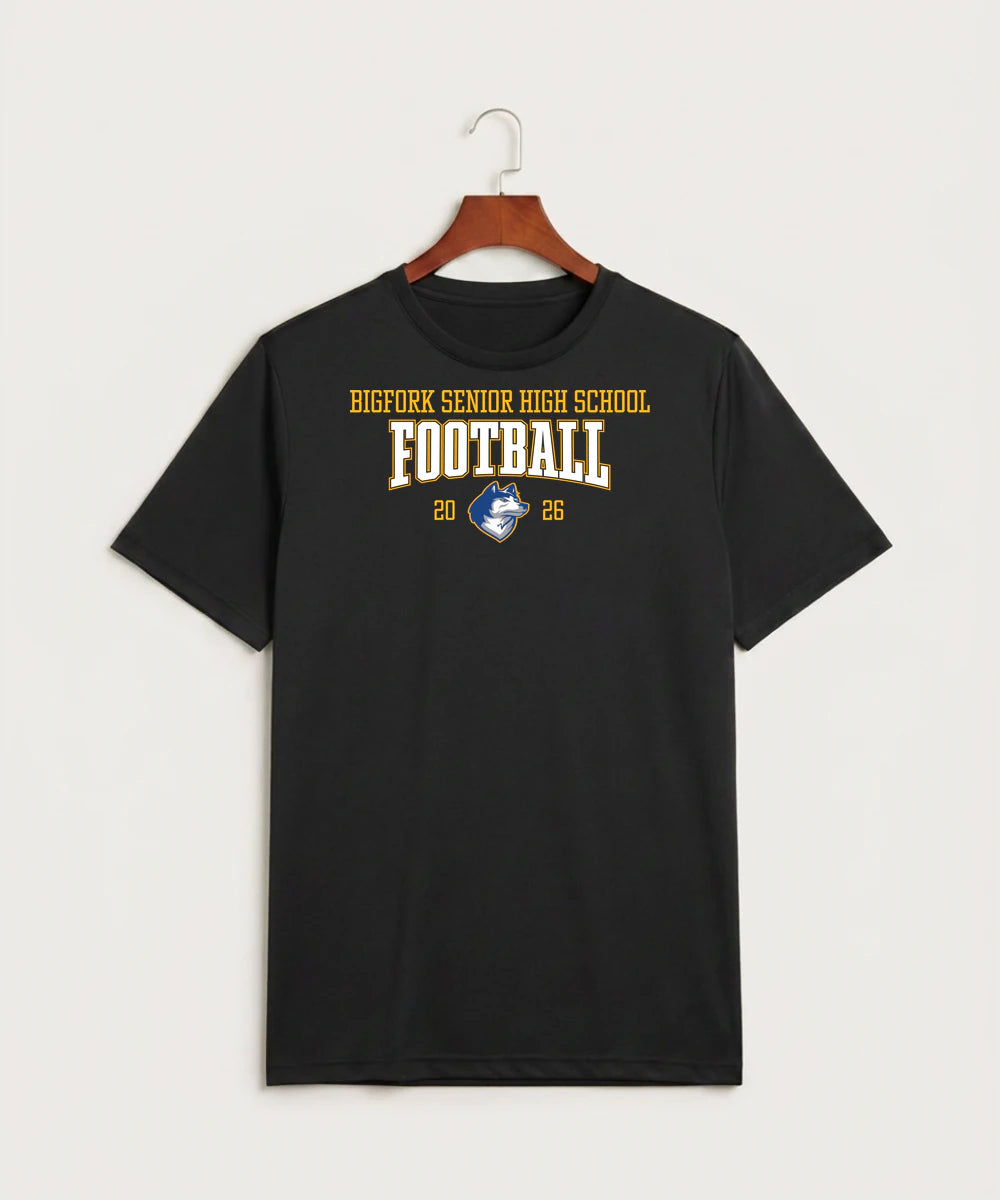Bigfork Senior High School Football (Boys) - Black Sport-Tek PosiCharge Competitor Tee. ST350