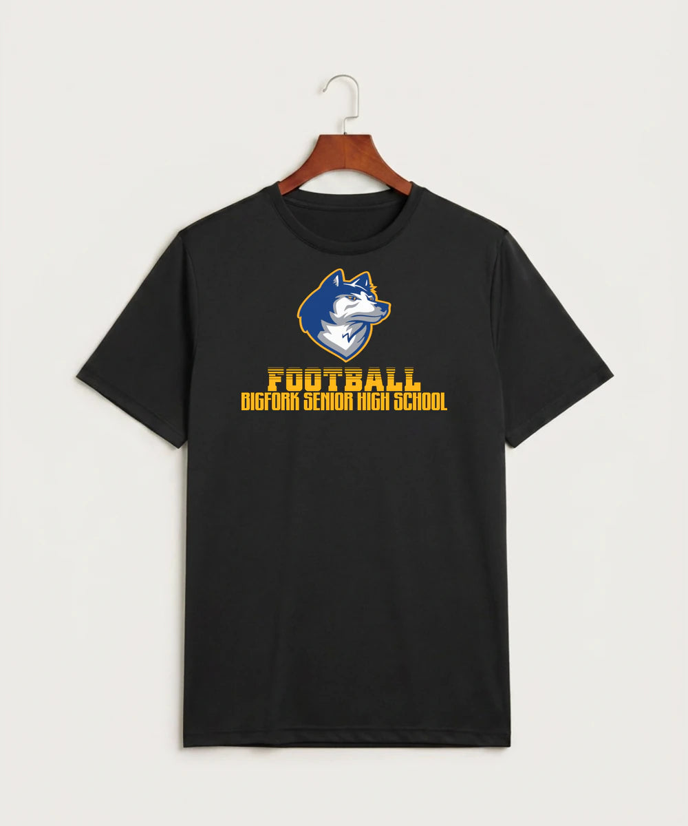 Bigfork Senior High School Football (Boys) - Black Sport-Tek PosiCharge Competitor Tee. ST350