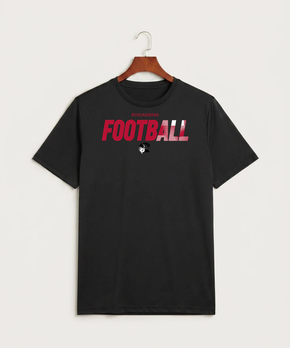 Border West Football (Boys) - Black Sport-Tek PosiCharge Competitor Tee. ST350