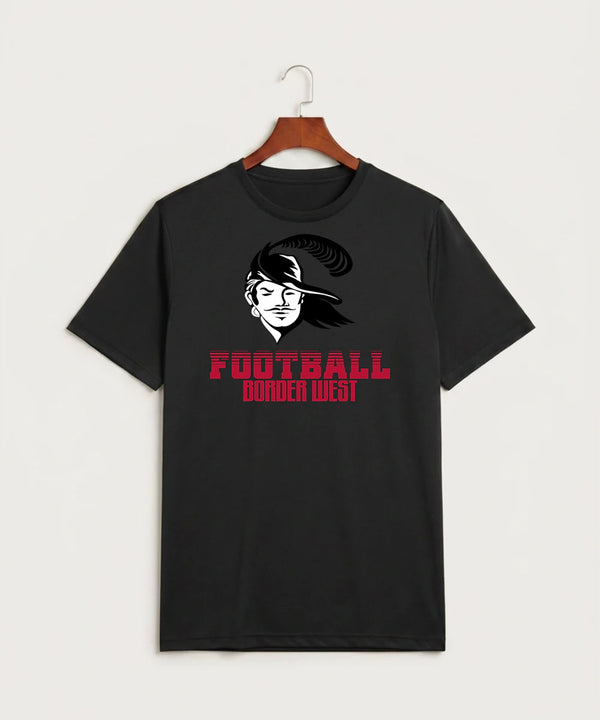 Border West Football (Boys) - Black Sport-Tek PosiCharge Competitor Tee. ST350